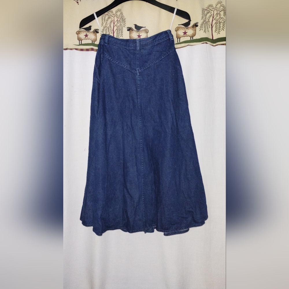 Women's Vintage  Gloria Vanderbilt Denim Skirt - Picture 7 of 7